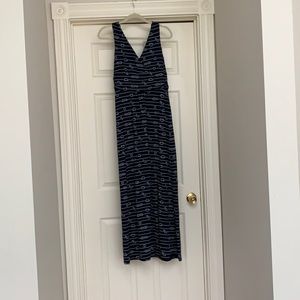 Nautical maxi dress